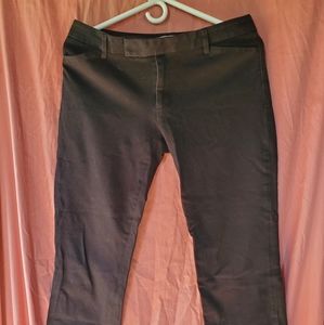 GAP stretch slim cropped pants SZ 6R brown